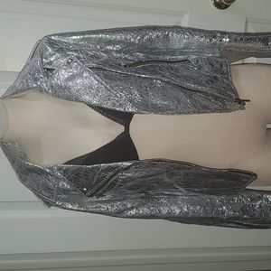 Blank NYC jacket, size Medium, silver